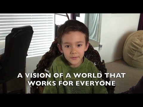 5-Year-Old Shares a Vision to Change the World