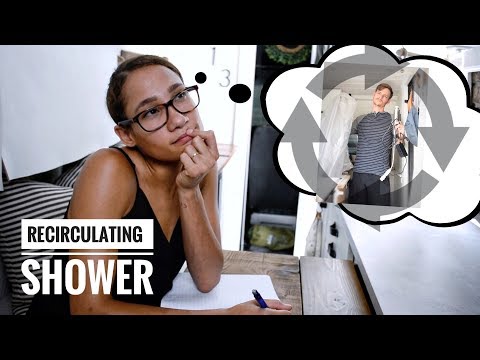 VAN Tour: Recirculating Shower | How to Shower in a VAN