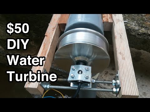 The $50 Water Turbine -DIY, Portable, Powerful, and Open Source