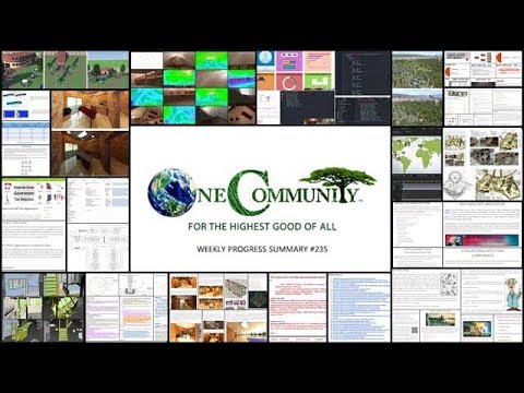 Cultivation of Global Sustainability - One Community Weekly Progress Update #235