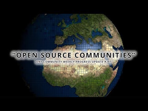 Open Source Communities - One Community Weekly Progress Update #287