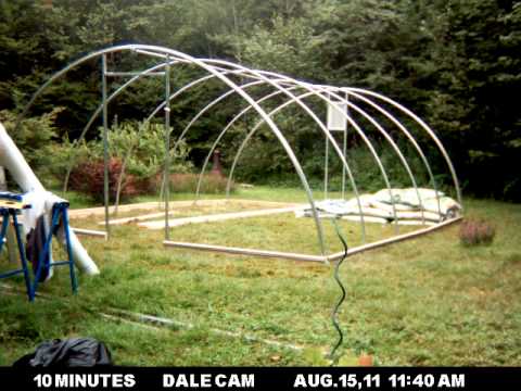 Building a Hoop House in 55 Seconds