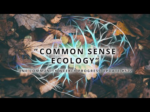 Common Sense Ecology - One Community Weekly Progress Update #522