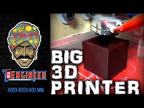 How to Make a Big 3D Printer at Home | DIY 3D Printer Using Arduino