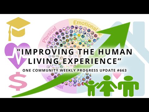 Improving the Human Living Experience - One Community Weekly Progress Update #663