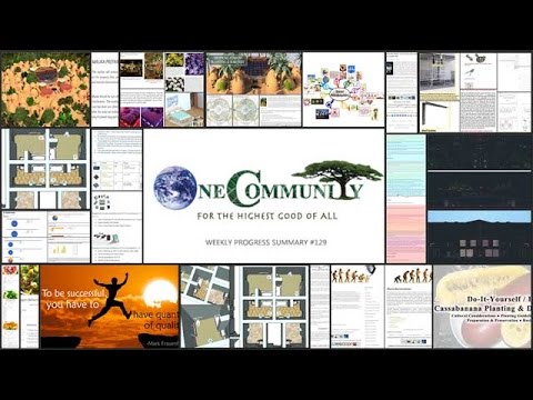 Creating a More Sustainable Lifestyle - One Community Weekly Progress Update #129