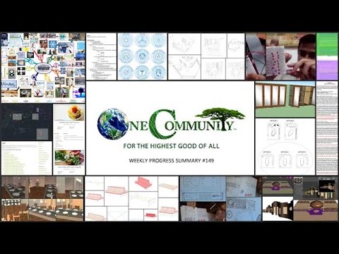 Igniting a New Paradigm of Sustainable Ideas - One Community Weekly Progress Update #149