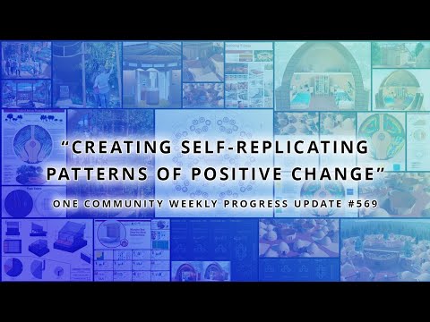 Creating Self-replicating Patterns of Positive Change - One Community Weekly Progress Update #569