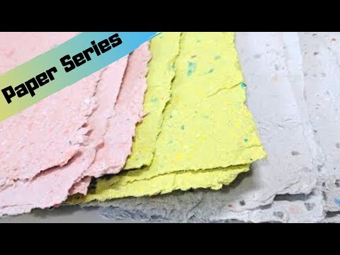 HOW TO MAKE PAPER INCLUDING MOULD and DECKLE TUTORIAL from Recycled Scraps DIY