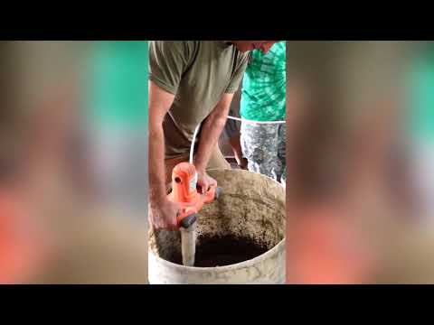 How to Make Aircrete with Domegaia&#039;s Little Dragon and Foam Injection Mixer