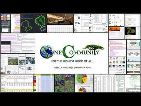 Systems for Sustainable Community Creation - One Community Weekly Progress Update #246