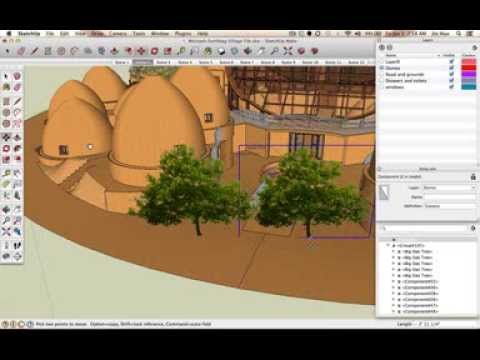 Sketchup Plant Placement and Resizing Tutorial - One Community