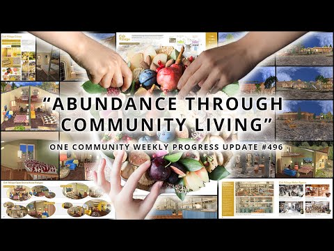 Abundance Through Community Living Models - One Community Weekly Progress Update #496