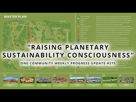 Raising Planetary Sustainability Consciousness - One Community Weekly Progress Update #375