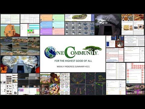 Ecological Human Progress - One Community Weekly Progress Update #221