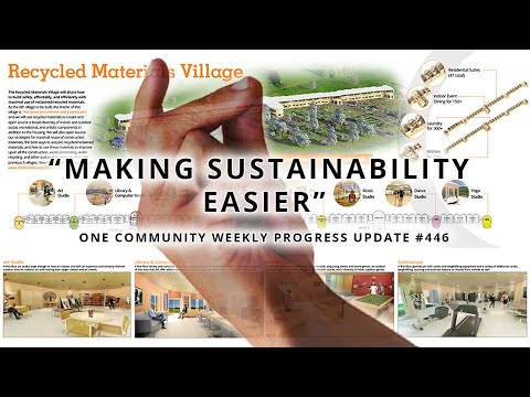 Making Sustainability Easier - One Community Weekly Progress Update #446