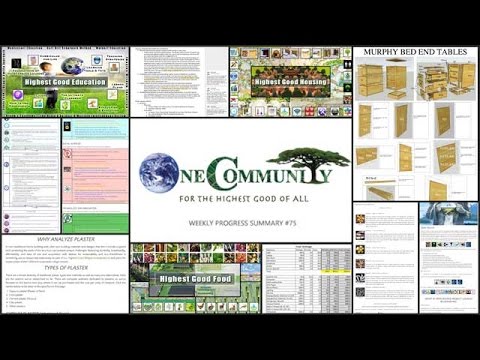 New-living Paradigm Creation - One Community Weekly Progress Update #75