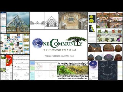 Active Ecological Reinvention of Our World - One Community Weekly Progress Update #113