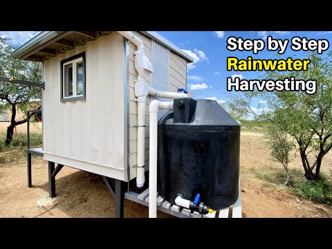 Rainwater Harvesting on a Small Structure - How To - Step by Step Guide