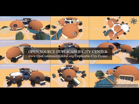 Open Source Duplicable City Center Complete 3-D Development Video