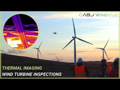 Drone Wind Turbine &amp; Blade Inspection with Thermal Imaging - ABJ WindVue