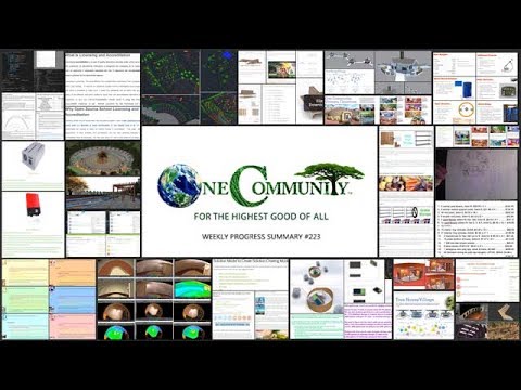 Replicable Highest Good Sustainability - One Community Weekly Progress Update #223