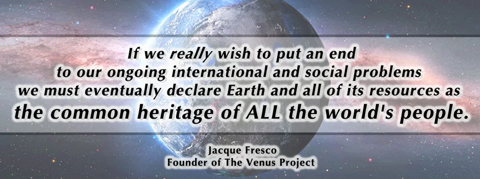 Creating The Venus Project, The Zeitgeist Movement Header