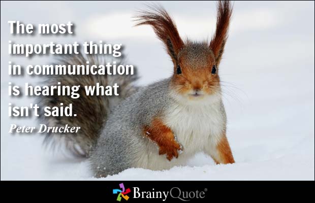 Communication Quote, brainy quote