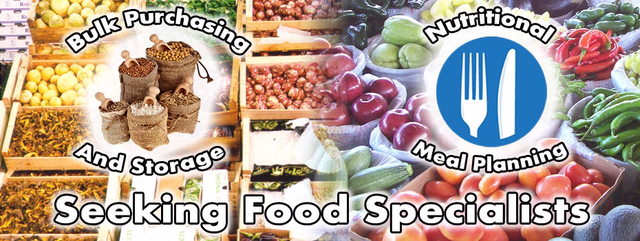 food specialist positions, bulk ordering , world change