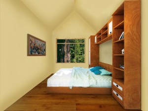 Tree House Village Interior- Bedroom