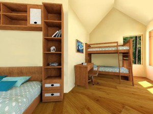 Interior of the Tree House Village Children's Room