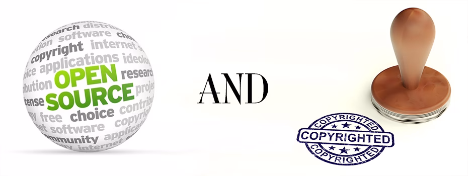 Open source and copyrights header, copyright, copywritten