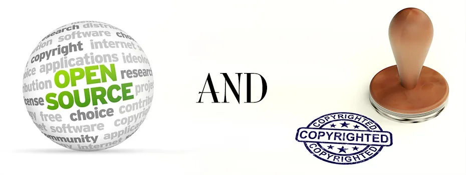 Open source and copyrights header, copyright, copywritten