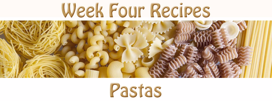 Recipes for Week 2 - Pasta Recipes, Recipes for Pasta