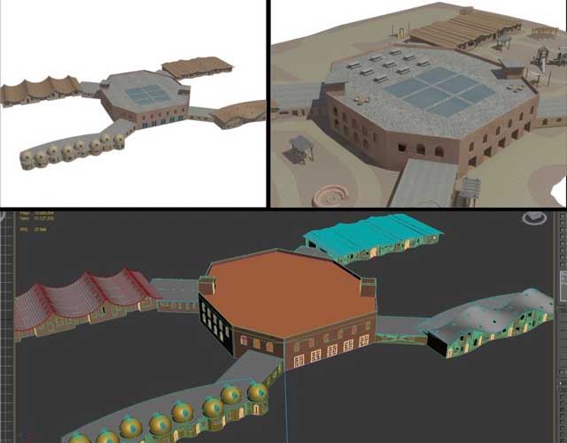 Dean Scholz, Architectural Designer, further developed what's necessary for us to create quality Cob Village (Pod 3) renders. Here is update 25 of his work that continued with exploration of a new and more accurate roof design as seen here.