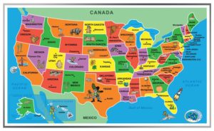 Map of USA