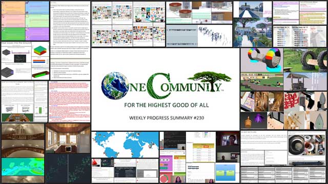 Creating a Better World, One Community Weekly Progress Update #230