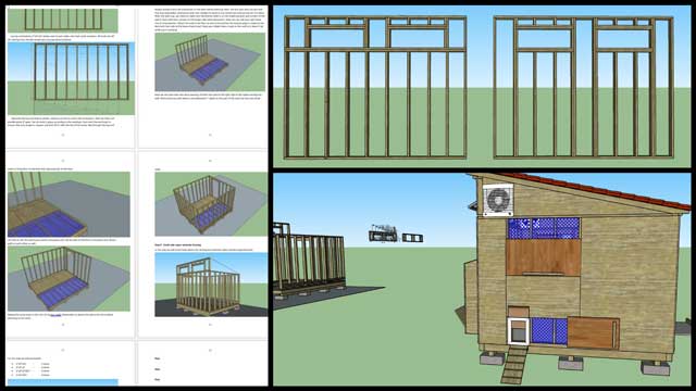 Chicken coop Assembly Instructions, Better Living Through Ecological Living, One Community Weekly Progress Update #353