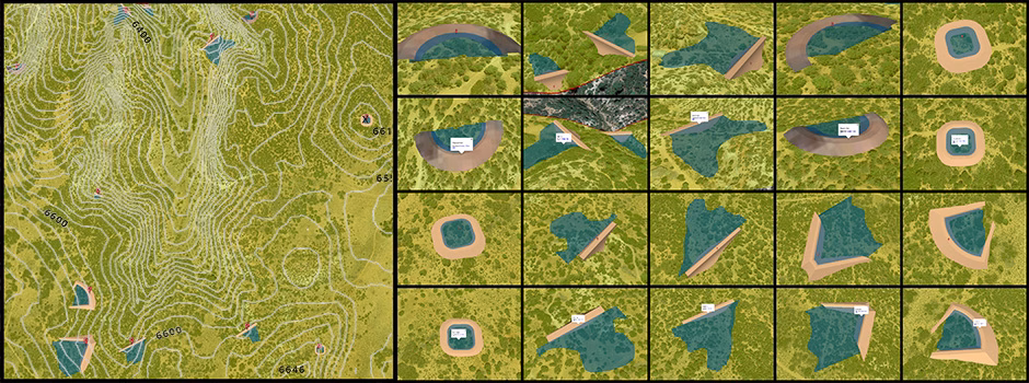 DIY Dam Construction, Dam Building, Large-scale Dam Establishment, Pond Creation, Lake Creation, make your own pond, make your own lake, dam creation and placement, water-retention landscape, landscaping, Highest Good water, Highest Good food