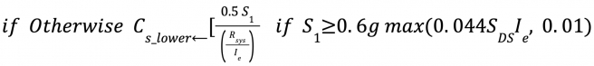 6.8.8.13. Equivalent Lateral Force, one community engineering page, equation image 1, redundancy factor, Cs