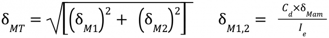 6.8.8.20. Structural Separation, one community engineering page, equation image 1, maximum inelastic displacement at the same height, Smt