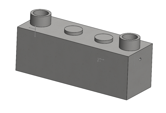 3D Modeling of Two-Chamber 2,500 Gallon Precast Concrete Septic Tank, When selecting a septic tank, it is important to consider that a tank with a size larger than the calculated capacity should be used, For the case of a net-zero bathroom with 50 occupants, a 2,500 gallon two-chamber precast concrete septic tank is used, For our Earthbag Village septic tank design, we are choosing to install either precast concrete septic tanks or plastic septic tanks, Ultimately, all of our four septic tanks on site will be the same kind, and we will update this page when our final decision has been made