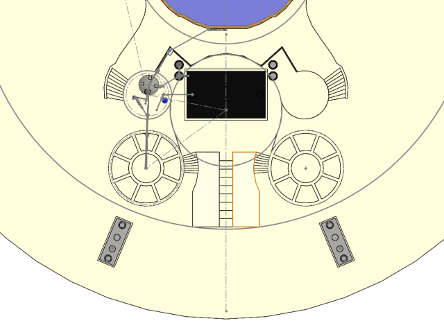 Positions of Two Septic Tanks Relative to the Net-zero Bathrooms, septic tank, net-zero bathroom, location of your septic tank location be as close as possible to the facilities in order to avoid long wastewater conveyance distances which might cause clogging, The positions of our two septic tanks for this design relative to their corresponding net-zero bathroom