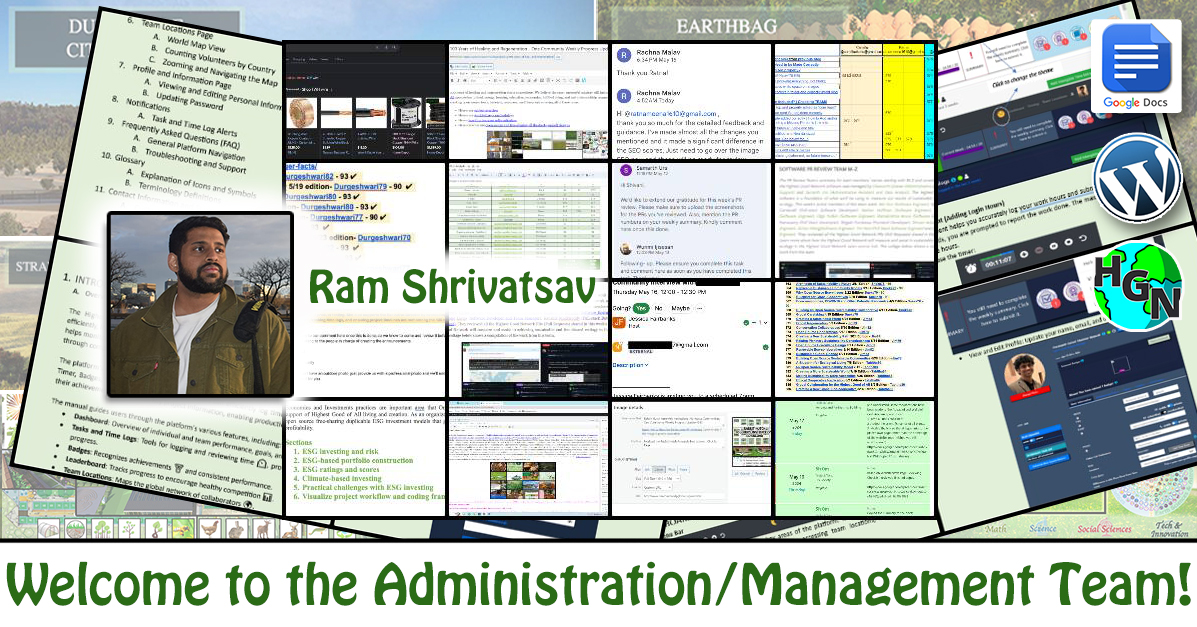 Ram Shrivatsav, One Community Volunteer, Highest Good collaboration, people making a difference, One Community Global, helping create global change, difference makers