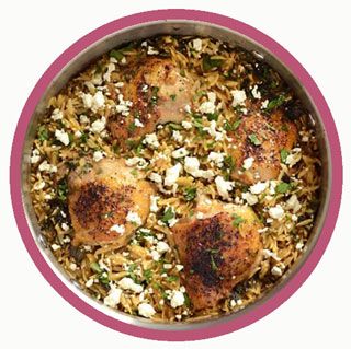 Lemon Pepper Chicken With Orzo