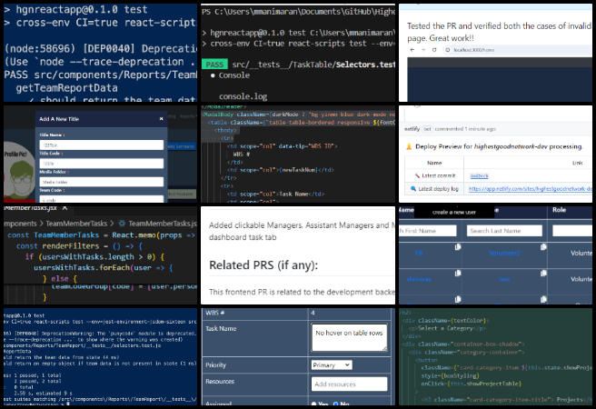 Alpha, Highest Good Network, Tending The Human Garden, One Community Weekly Progress Update #601, Open Source Contribution, React Beginner Progress, Dark Mode Integration, Email Controller Unit Tests, User Permission Handling, Title Code Field Validation, Page Redirection to Error Pages, Codebase Familiarization, Merge Conflict Resolution, Hover Issue Resolution