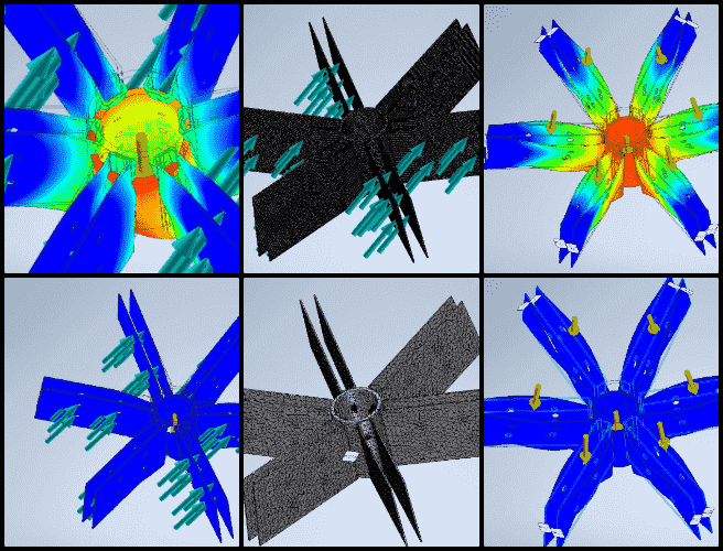 Duplicable City Center, Mimicking the Natural Order with Complex Systems, One Community Weekly Progress Update #599, Ansys boundary conditions, Autodesk Inventor project shift, U-hub load testing, stress tests on U-hub, reducing nodes in Ansys, hub connector design, updated mesh and boundary conditions, load calculations analysis, tabular report for load tests, one-on-one engineering discussion