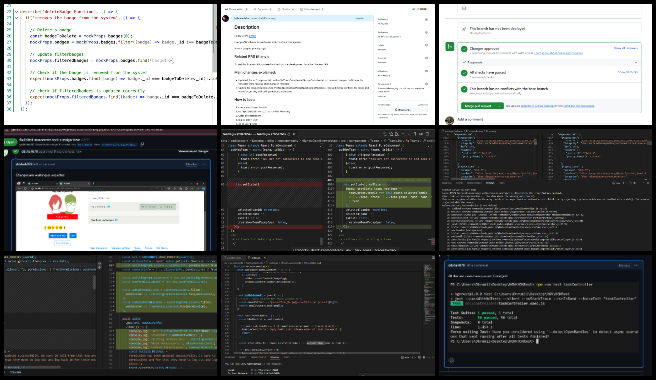 Code Crafters Team, Highest Good Network, Tending the Human Garden, One Community Weekly Progress Update 601, Streak badge mock test, badge test result debugging, stewardship category verification, column field validation errors, password update bug fix, role permissions task, individual permission change logs, team name auto-refresh task, user profile bug hotfix, merge conflict resolution, frontend pull request corrections, HGN Phase I Bugs review, formatting adjustments in "Edit Task," Mac date selector issue, time log update bug, unresolved bug recreation, code review, MongoDB model creation