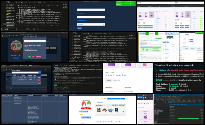 Dev Dynasty, Highest Good Network Software, Tending the Human Garden, One Community, Weekly Progress Update #601, API authentication error, API request issue, authentication token, pull request review, dropdown autocomplete, project table updates, password changes, time entry deletion, profile image integration, reports page optimization.