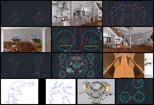 Earthbag Village, Becoming the Most Reparative Element, One Community Weekly Progress Update #603, AutoCAD file updates, EarthBag Village project, ramp and path size discrepancies, SketchUp and CAD integration, professional document standards, One Community drawings, precise dimension corrections, CAD file optimization, size and standards consistency, AutoCAD project specifications